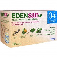 Edensan - Renal 04 Filtros | Nutrition & Santé | 20 filtros | Abedul, hojas y flores | Plantas