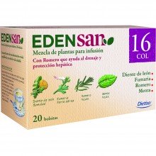 Edensan - Circulación Col 16 Filtros | Nutrition & Santé | 20 filtros| Diente de leon, hojas y flores | Plantas