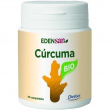 Cúrcuma | Edensan | 60 Comp 750 mg | Cúrcuma Bio | ayuda al funcionamiento normal de articulaciones y hueso