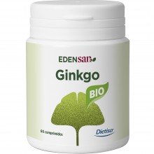 Ginkgo Bio| Edensan| 60 Comp. 750 mg |  problemas vasculares y trastornos circulatorios