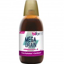 Biform - Mega Drain | Nutrition & Santé | 500ml | Cactinea, Saúco, Té Java, Abedul, Cola Caballo | Líquidos/Depuración