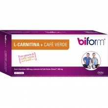 L Carnitina + Café Verde | Biform  | 14 viales 1600 mg | L-Carnitina y extracto de café verde | Quema Grasas