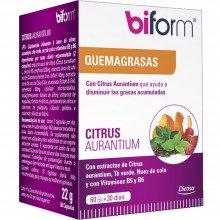 Biform - Citrus Aurantium | Nutrition & Santé | 60 cáps. 200 mg | Citrus aurantium, nuez de cola y vitaminas B5 y B6 | Grasas