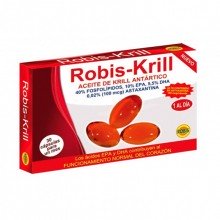 Robis-Krill |Robis | 30cáp. De 692mg|  colesterol - triglicéridos  |Reduce el riesgo de sufrir problemas cardiovasculares