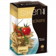 SikenDiet Crackers | Siken | Caja de 12 crackers de 8 gr | Control de peso - Dietas saludables