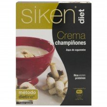SikenDiet Crema de champiñones | Siken | 7 sobres de 22gr | Control de peso - Dietas saludables