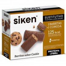 Siken Sustitutive Caja Barritas sustitutivas sabor cookie | Siken | 8 barritas de 40 gr | Control de peso - Dietas saludables
