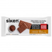 SikenForm Snack Galleta chocolate con leche | Siken | 1 galleta de 22 gr | Control de peso - Dietas saludables