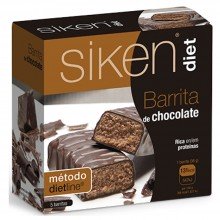 SikenDiet Barrita de Chocolate | Siken | Caja de 5 barritas de 36 gr | Control de peso - Dietas saludables