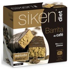 SikenDiet Barrita de Café | Siken | Caja de 5 barritas de 36 gr | Control de peso - Dietas saludables