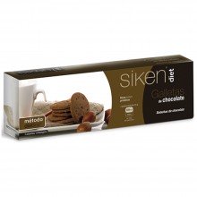 SikenDiet Galletas de Chocolate | Siken | Caja con 3 paquetes de 5 galletas de 7,5 gr | Control de peso - Dietas saludables