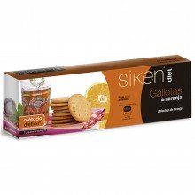 SikenDiet Galletas de Naranja | Siken | Caja con 3 paquetes de 5 galletas de 7,5 gr | Control de peso - Dietas saludables