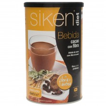 SikenDiet Bebida de Cacao con fibra de Avena | Siken | Bote de 400 gramos | Control de peso - Dietas saludables