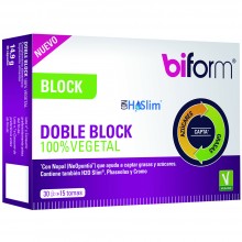 Doble Block 100% Vegetal | Biform  | 30 cáps| Perder Peso – Bloqueadores