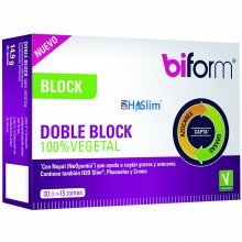Biform - Doble Block 100% Vegetal | Dietisa | 30 cáps. | Perder Peso – Bloqueadores