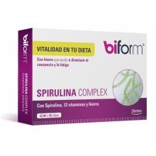 Biform - Spirulina Complex | Dietisa | 48 comp. | Control de Peso y Fatiga – Saciedad