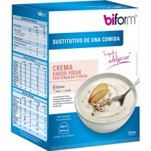 Crema de Yogur con Cereales | Biform  | 6 natillas | Sustitutivo de una comida