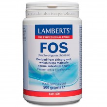 FOS Formerly Eliminex Fructo-oligosacáridos Prebiótico Natural | Lamberts | 500g | Sistema Digestivo