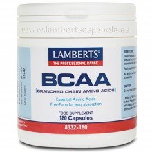 BCAA | Lamberts | 180 Cáps de 250-125-125 mgr | desarrollo muscular – energia