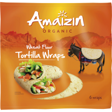 Tortilla Wraps de Trigo | Amaizin |6und  240g | Harina y Salvado de trigo