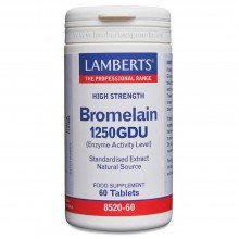 Bromelain - Bromelina | Lamberts | 60 Comp. 1250mg | Antiinflamatorio y Digestivo