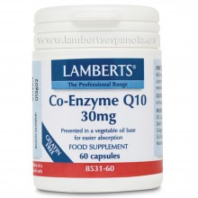 Co-Enzyme Q10 | Lamberts | 60 cáps 30mg | Defensas - Relentiza Envejecimiento