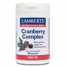 Cranberry Complex - Complejo de Arándano Rojo en Polvo soluble | Lamberts | 100g. Concentrado | Infecciones de Orina