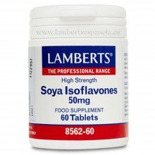 Isoflavonas de Soja | Lamberts | 60 cáps. 50 mg | Menopausia - Huesos y Circulación