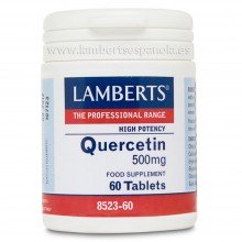 Quercetina | Lamberts | 60 cáps. 500mg | Antihistamínico y Antialérgico que  Ayuda al Corazón y es Antioxidante