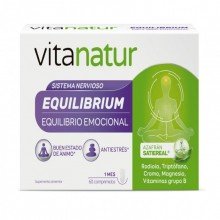 Equilibrium| Vitanatur | 60cáp De 600mg  | Disminuye la sensación de fatiga mental, Reduce la ansiedad.