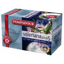 Valeriana Plus 5 | Pompadour | 20 bolsitas | Dormir