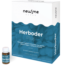 Herboder Plus | Herbora | 20 viales | Hepátic, Depurativo del Hígado, Metabolismo Lento