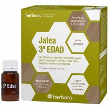 Jalea 3ª Edad Herbovit | Herbora | 16 viales | Energía y Vitalidad 3a Edad