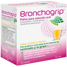 Bronchogrip | Bronchostop | 10 sobres | Antigripal