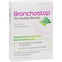 Bronchostop Pastillas | Bronchostop | 20 pastillas | Antitusivo y Expectorante