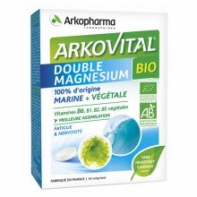Arkovital Doble Magnesio BIO – 30 | Arkopharma | 30 Comp. 400 mg | Vitaminas y minerales - Bienestar articular
