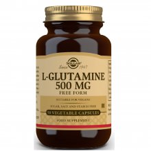 L-Glutamina | Solgar | 50 Caps Vegetales 500 mgr | mantenimiento muscular