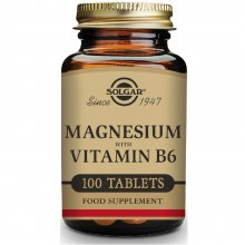 Magnesio + Vitamina B6 | Solgar | 100 Comps. 400/25 mgr | Fatiga – energia