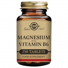 Magnesio + Vitamina B6 | Solgar | 250 Comps. 400/25 mgr. | Fatiga – energia