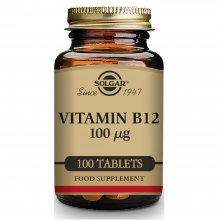 Vitamina B12  | Solgar | 100 comps. de 100 µgr. | sist.nervioso – mente