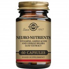 Neuro Nutrientes | Solgar | 60 Cáps Veg | Sistema Nervioso - Función Psicológica