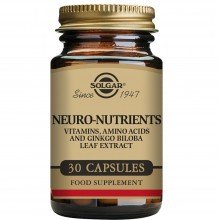 Neuro Nutrientes | Solgar | 30 Cáps. Veg | Sistema Nervioso - Función Psicológica