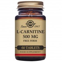 L - Carnitina | Solgar | 60 comp. de 500 mgr. | Energia muscular