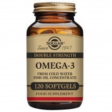 Omega-3 Doble Concentración | Solgar | 120 Caps De 1200 mgr | sist Cardiovascular – ojos