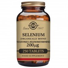 Selenio | Solgar | 250 comps. De 200 µgr | sist. Inmune – piel – uñas