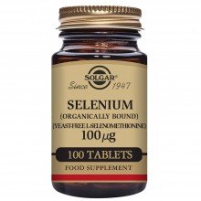 Selenio | Solgar | 100 comps De 100 µgr | sist Inmune – piel – uñas
