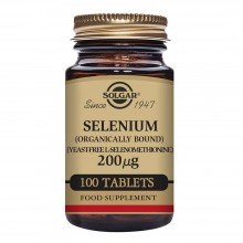 Selenio | Solgar | 100 comps. De 200 µgr | sist. Inmune – piel – uñas