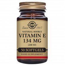Vitamina E caps. Vegetales | Solgar | 50 Cáps de 134 mgr | Antioxidante - Antiinflamatorio