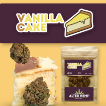 Vainilla Cake CBD - Alterhemp | 1gr | Flores de CBD
