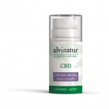 Crema facial CBD - Alvinatur |  50ml.  |100% Bio | Máxima hidratación y nutrición